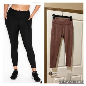 Victoria’s Secret 7/8 length mauvelegging w/pockets. NWT. Does not include black